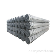 Tubo de acero galvanizado BS1387 Hot Dip Galvanized